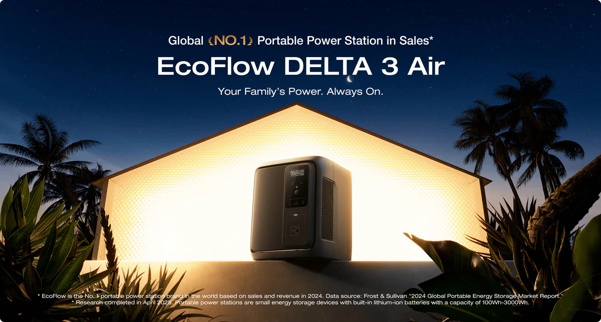 EcoFlow Delta 3 1000 Air Portable Power Station - Image 7