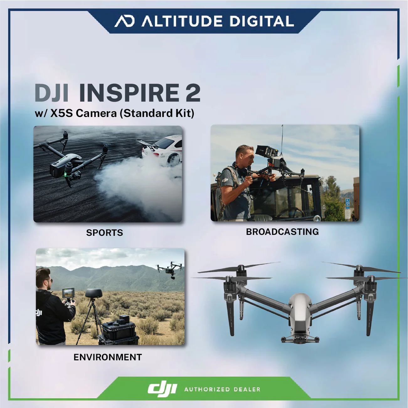 DJI Inspire 2 X5S Camera (Standard Kit) - Image 8