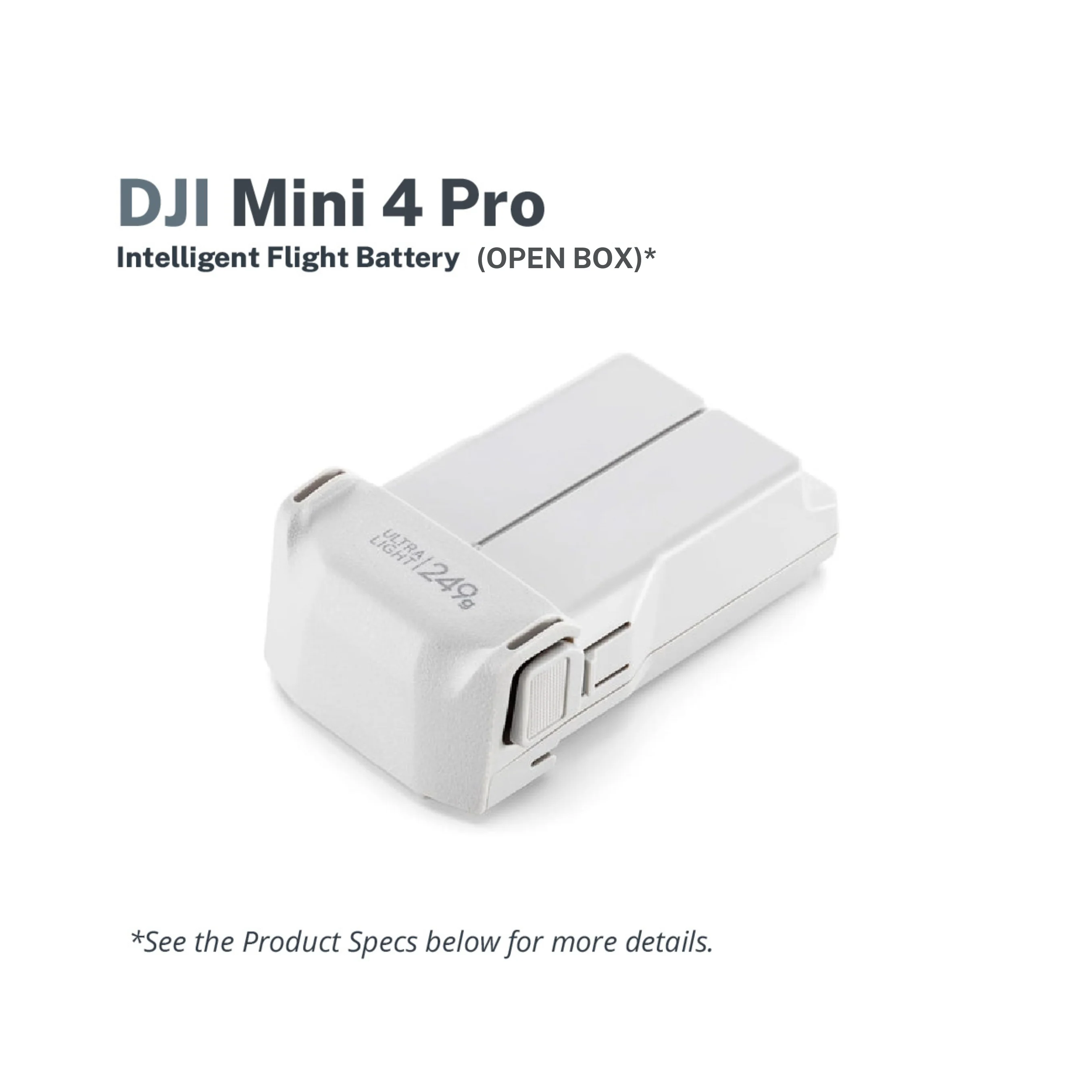DJI Mini 4 Pro Intelligent Flight Battery (Open Box)