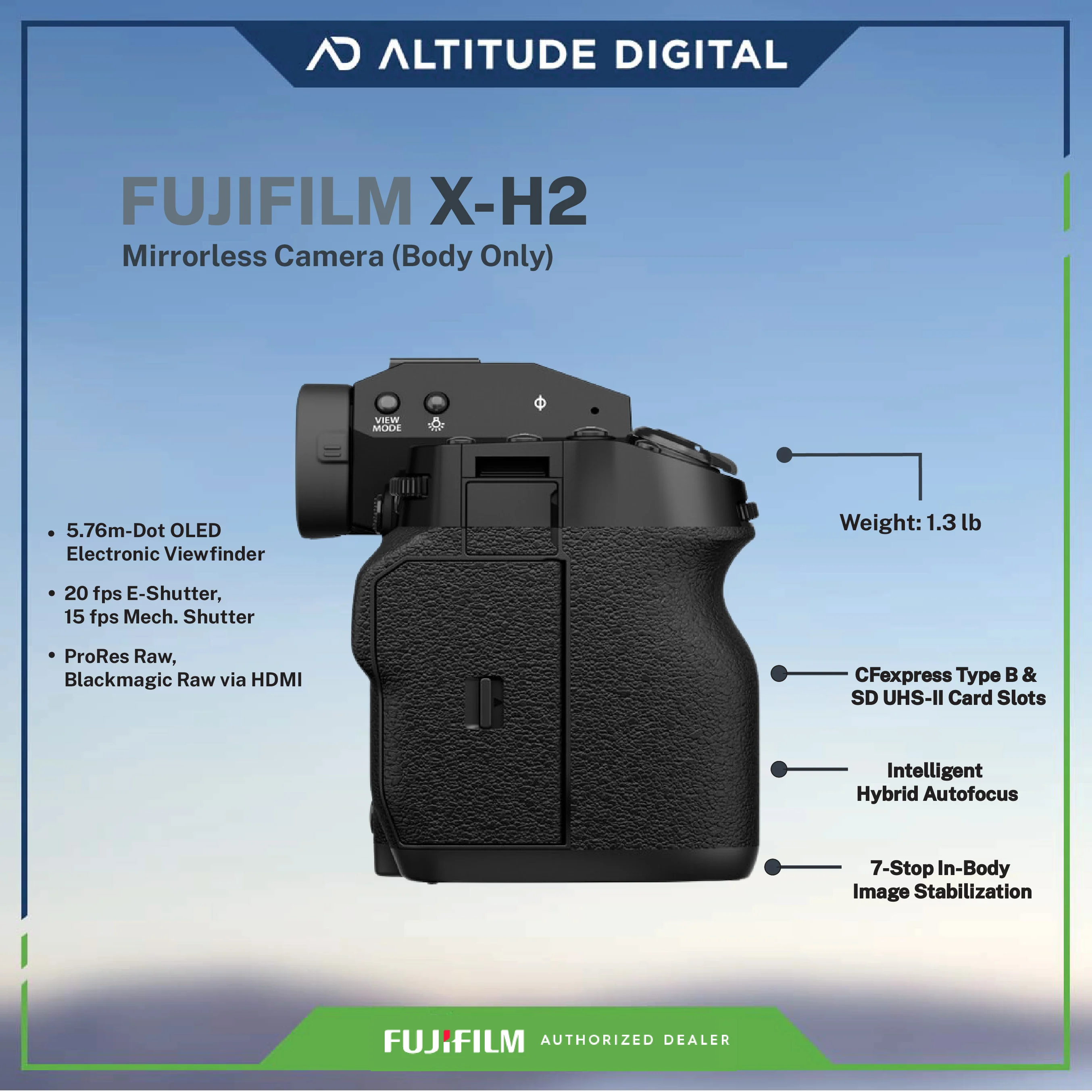 FUJIFILM X-H2 Mirrorless Camera - Image 4