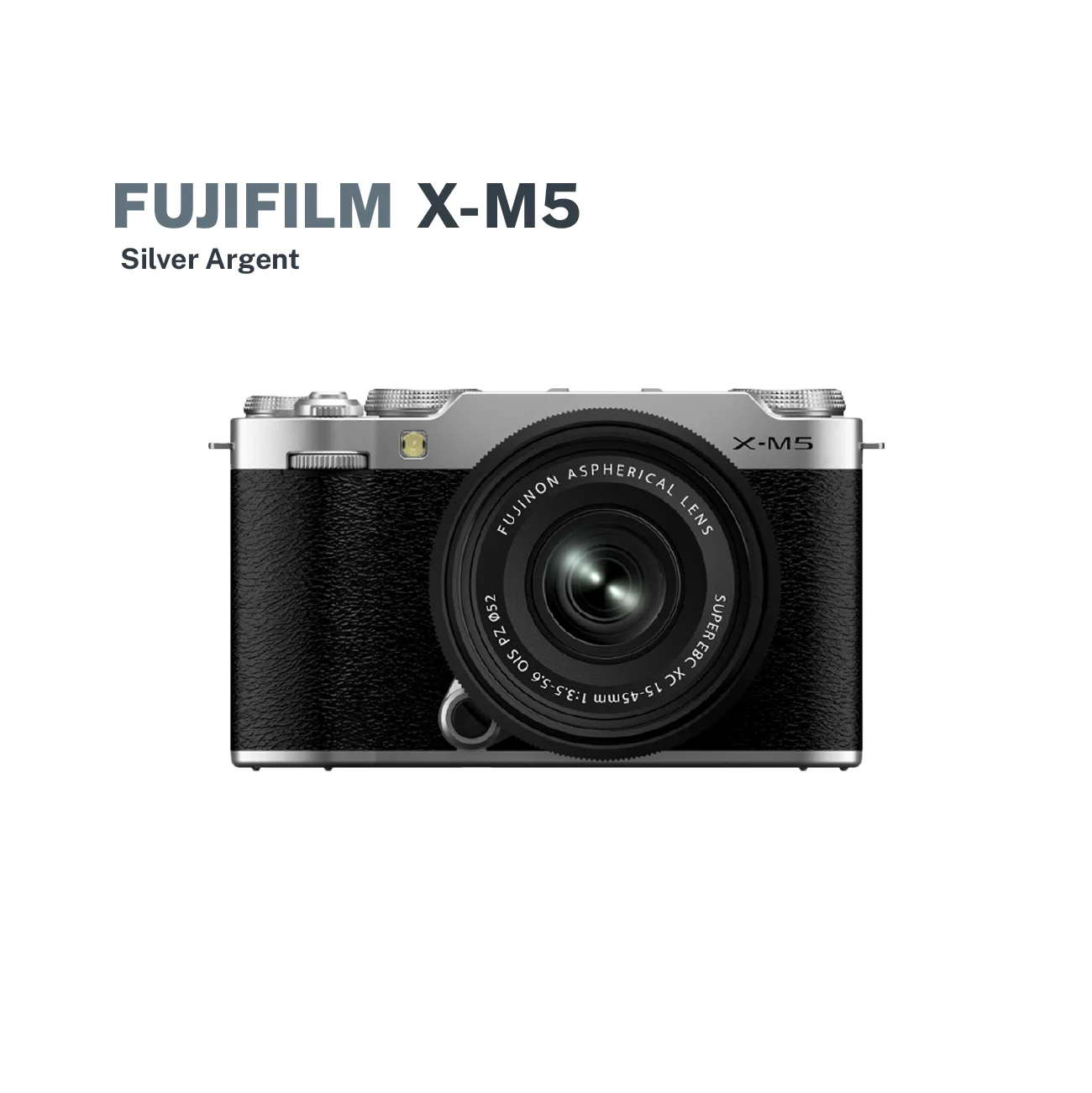 FUJIFILM X-M5 Mirrorless Camera (Silver Argent)