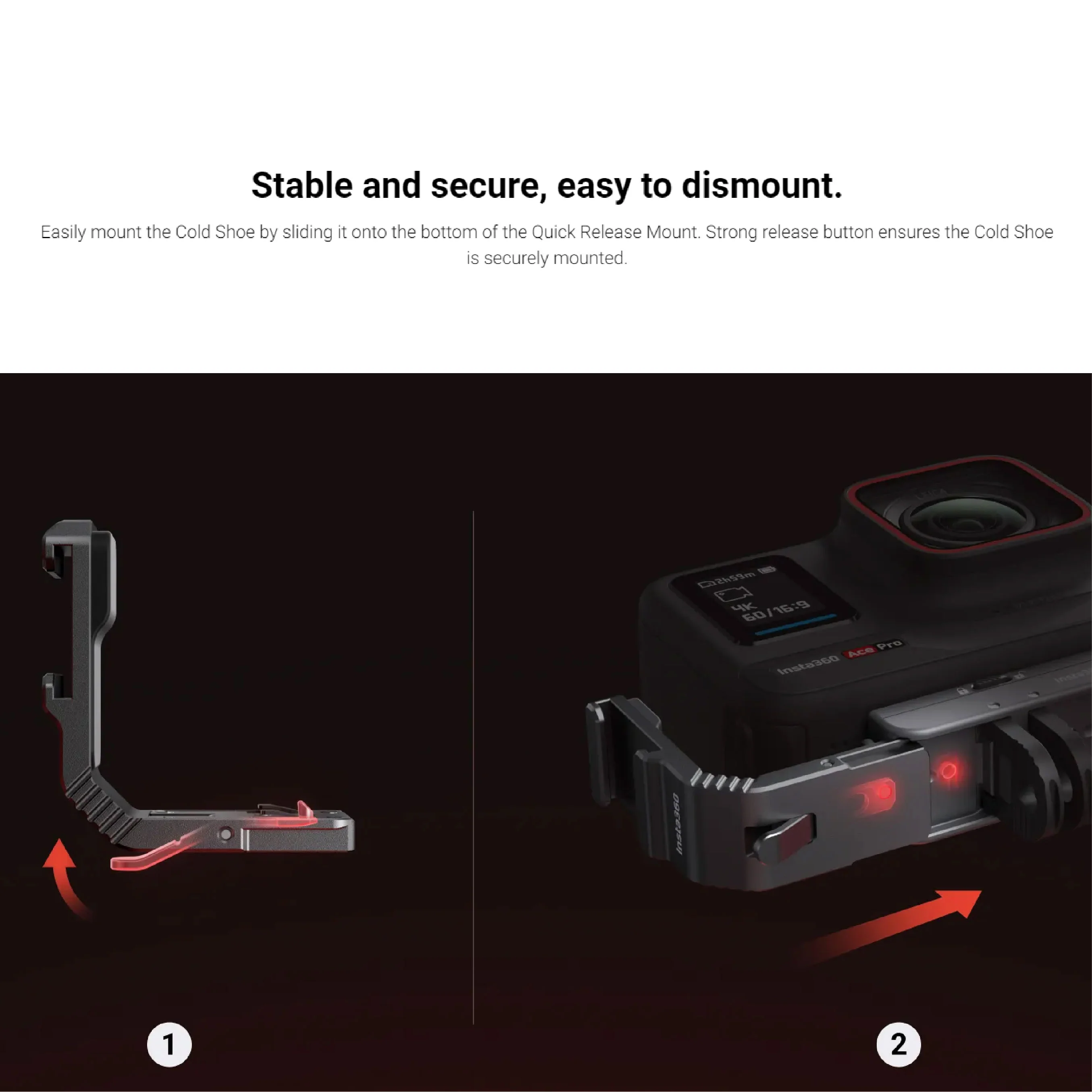 Insta360 Ace/Ace Pro/Ace Pro 2 Cold Shoe - Image 4