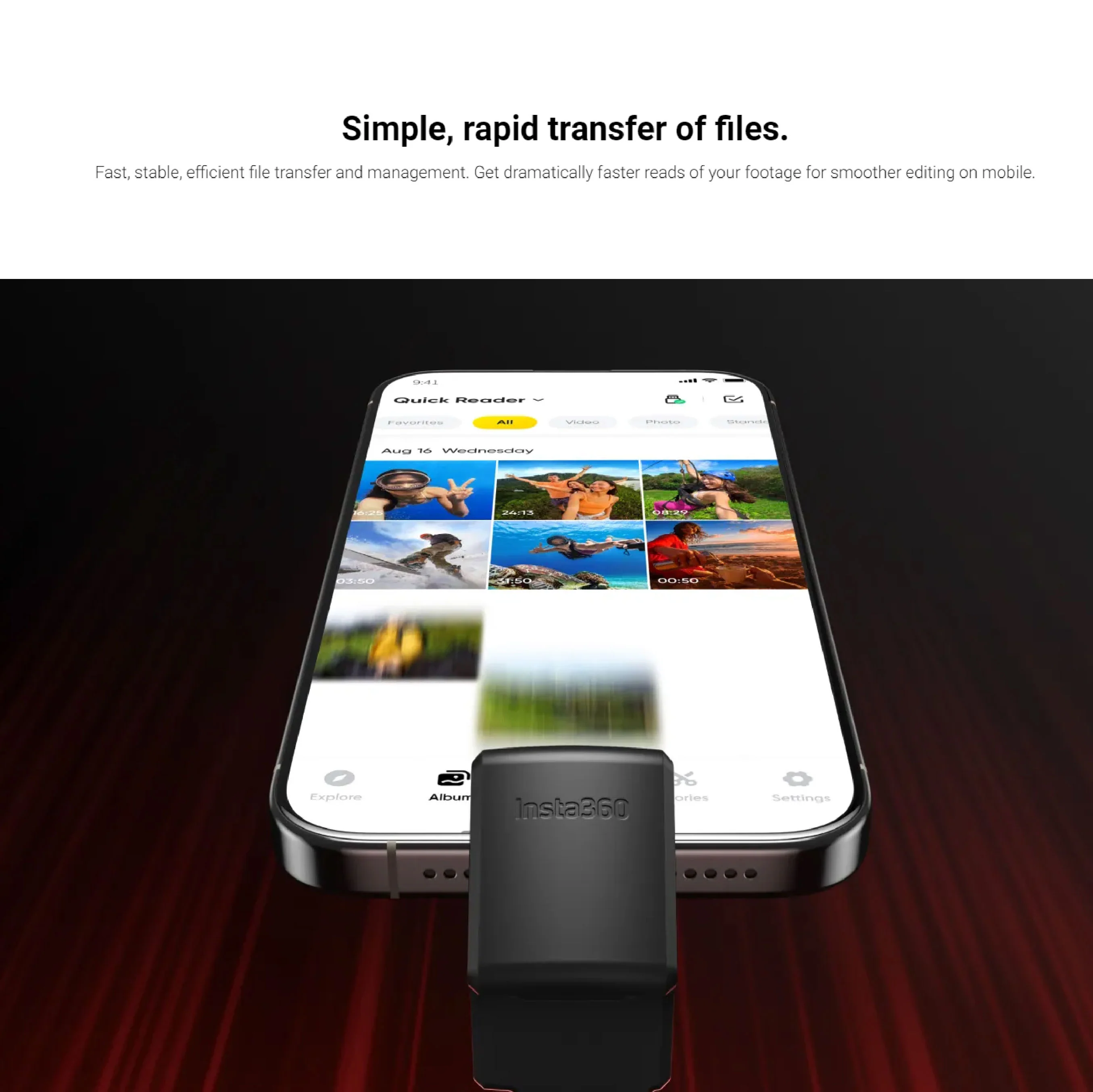 Insta360 Ace/Ace Pro Quick Reader - Image 3
