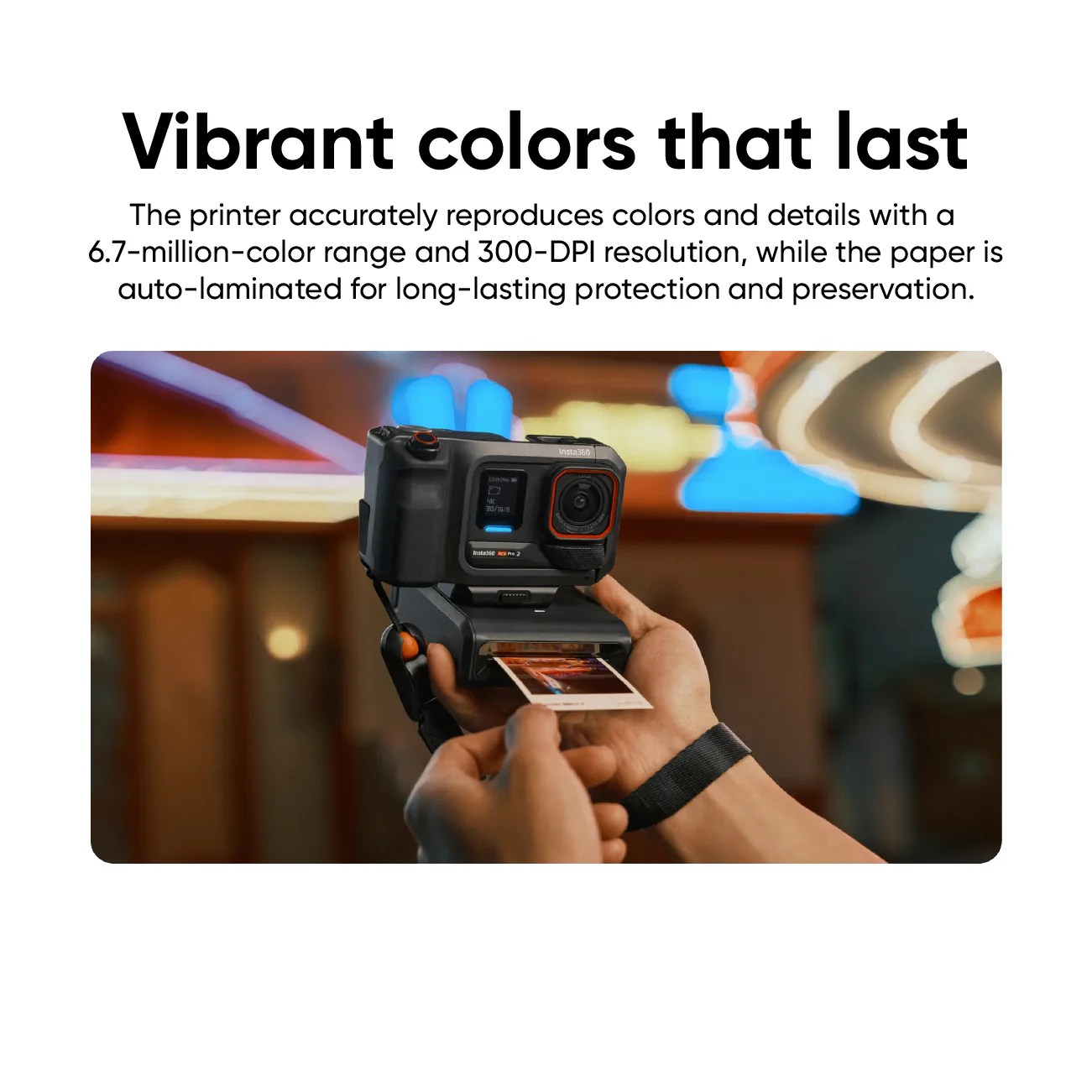 Insta360 Ace Pro 2 Photo Paper Cartridge Unwatermarked - Image 5