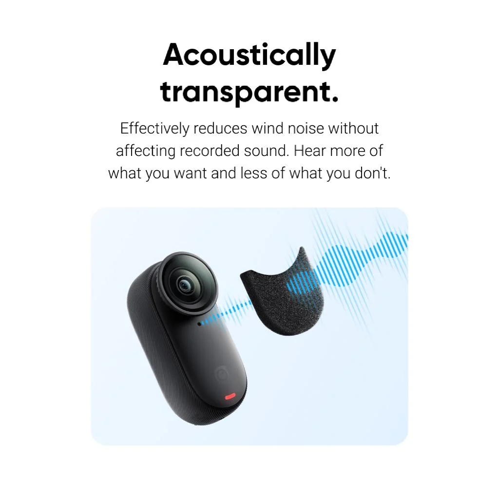 Insta360 GO 3/ GO 3S Mic Wind Muff - Image 3