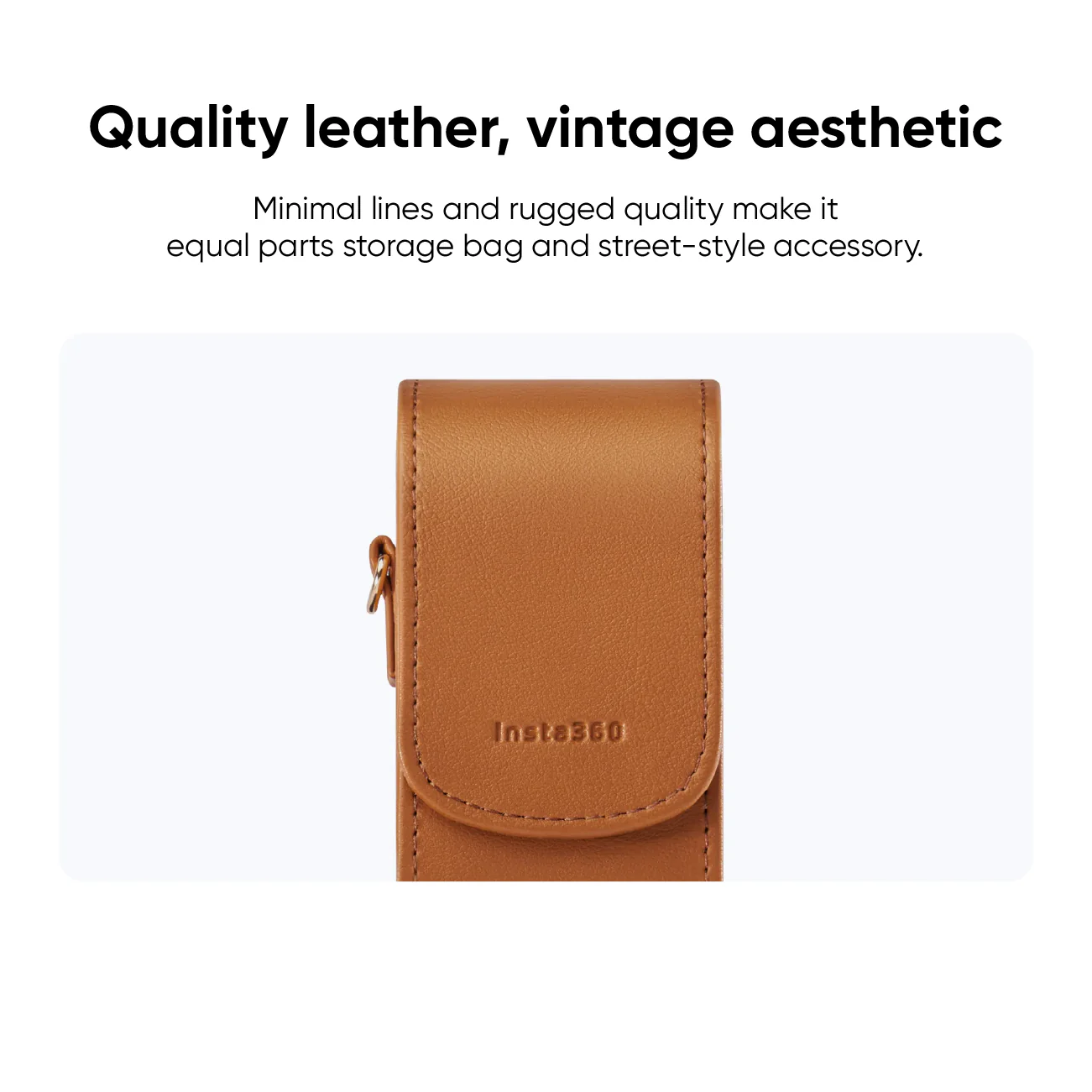 Insta360 GO 3S Classic Leather Case - Image 3