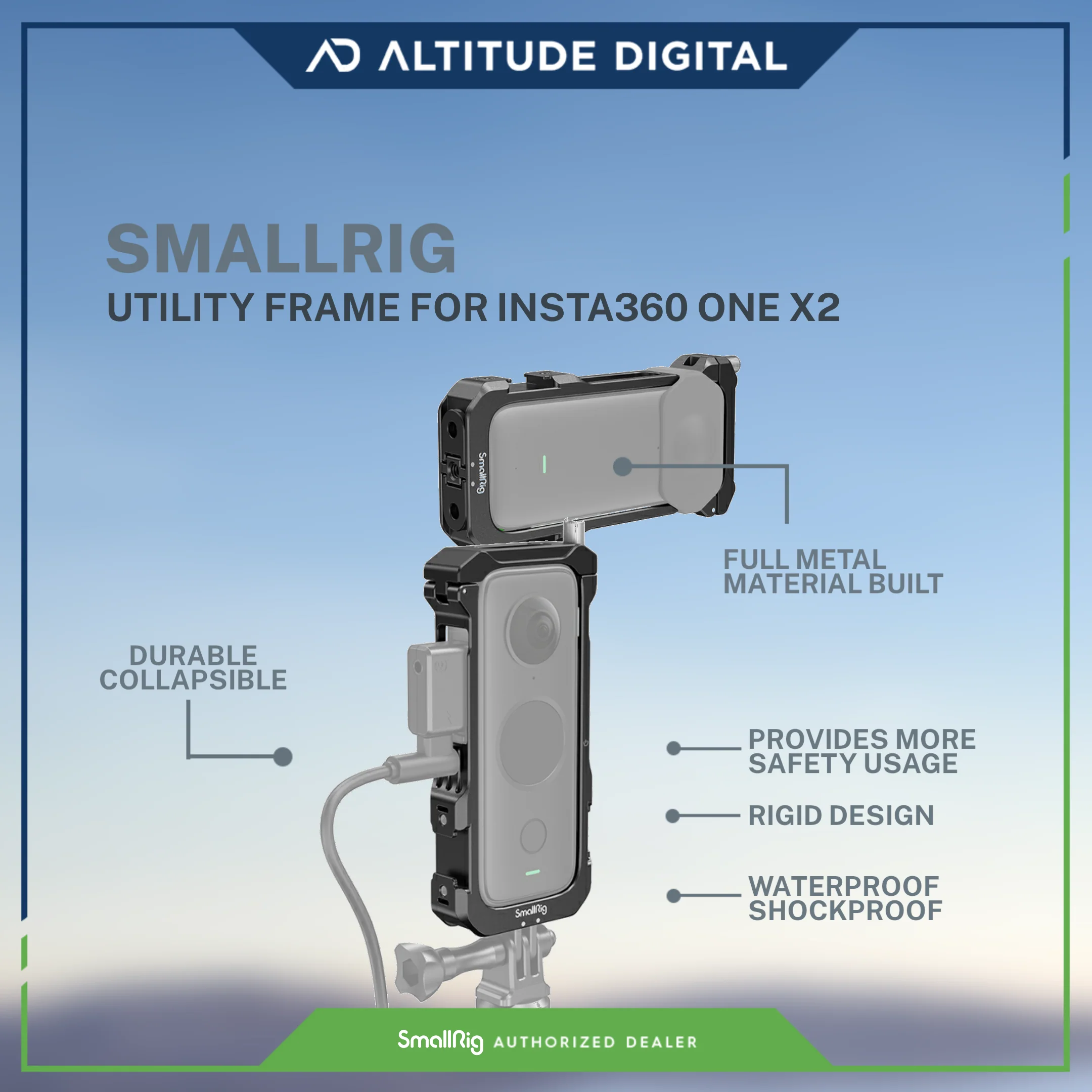 Insta360 ONE X2 SmallRig Utility Frame - Image 7