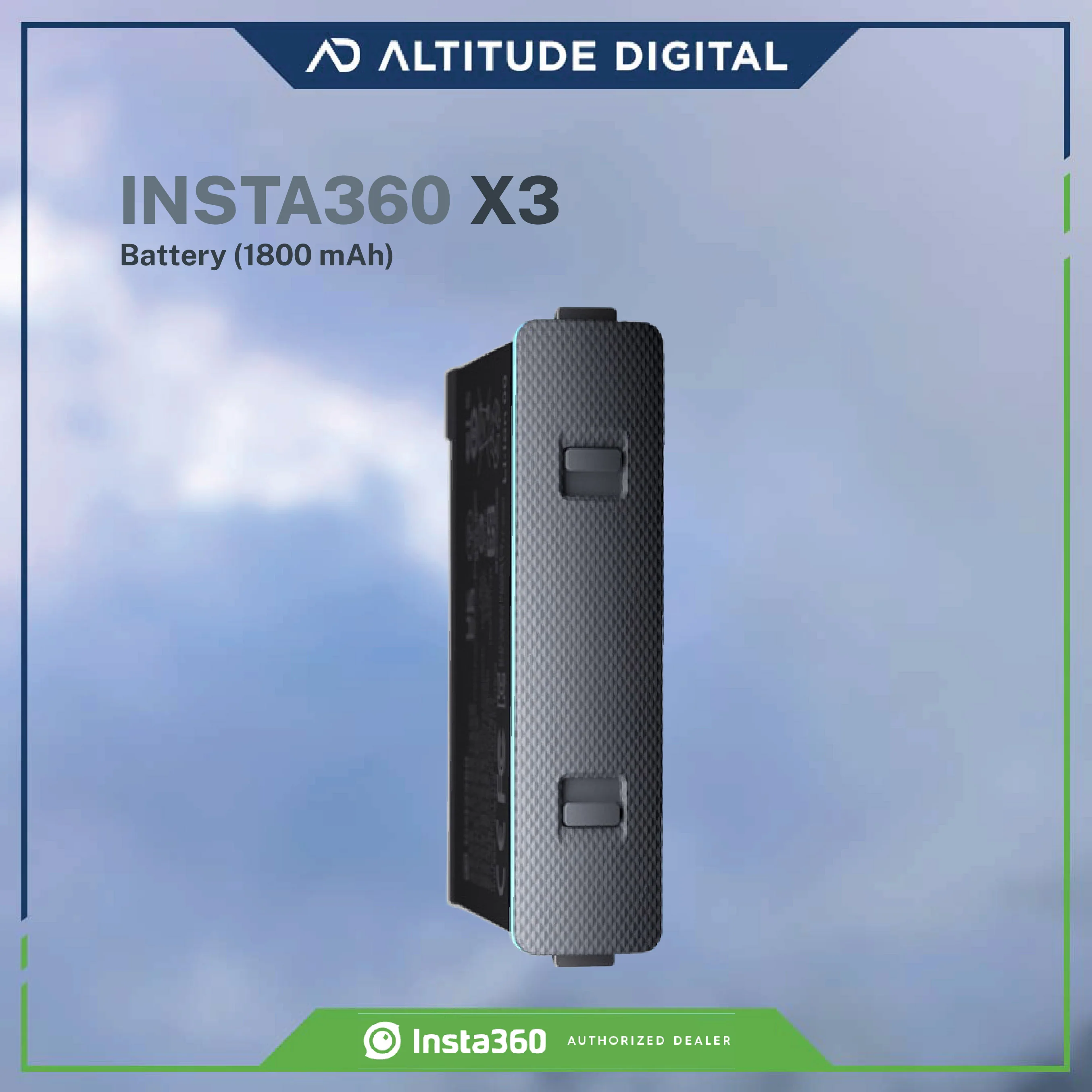 Insta360 Rechargeable 1800mAh Battery for X3 - Image 5