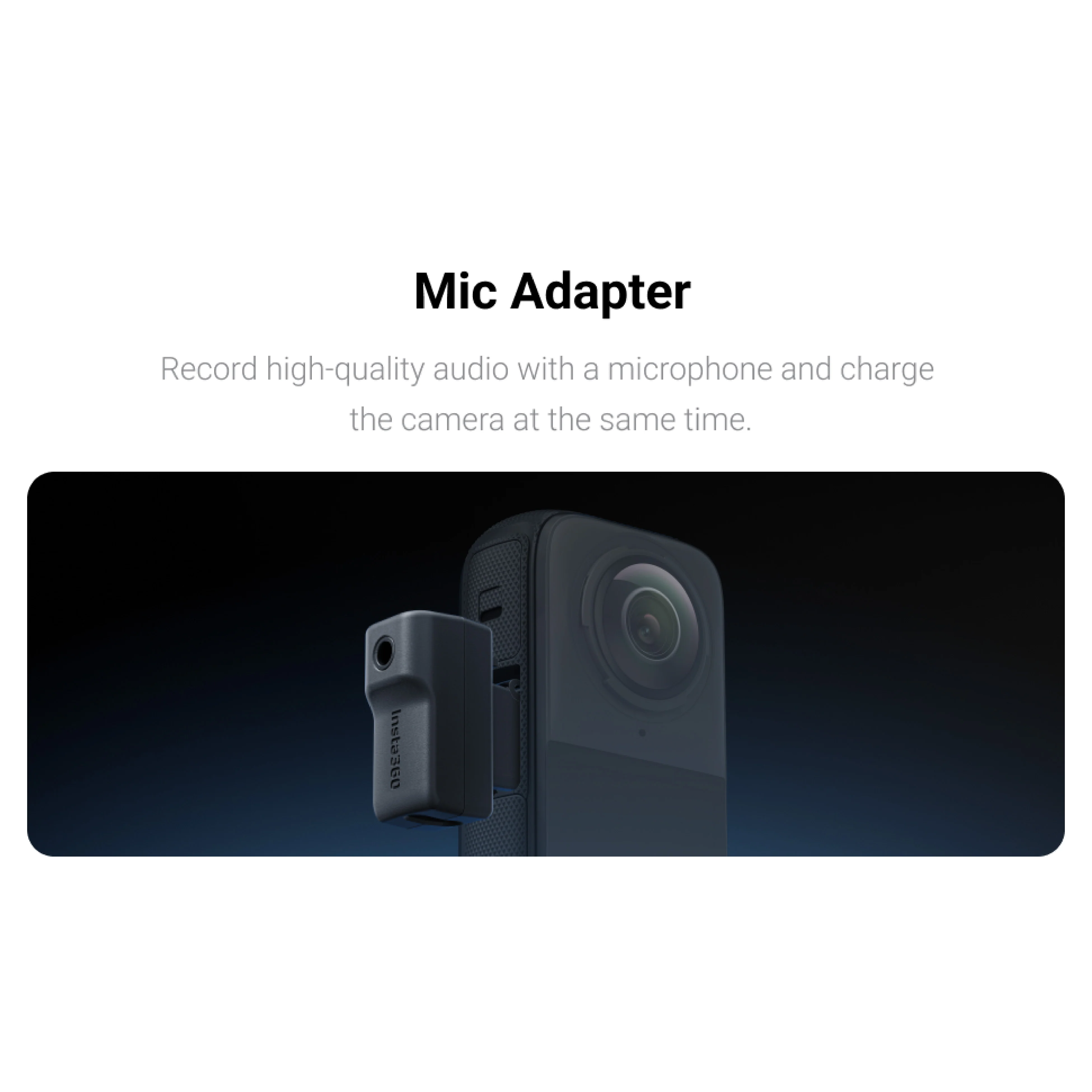 Insta360 X4 Mic Adapter - Image 3