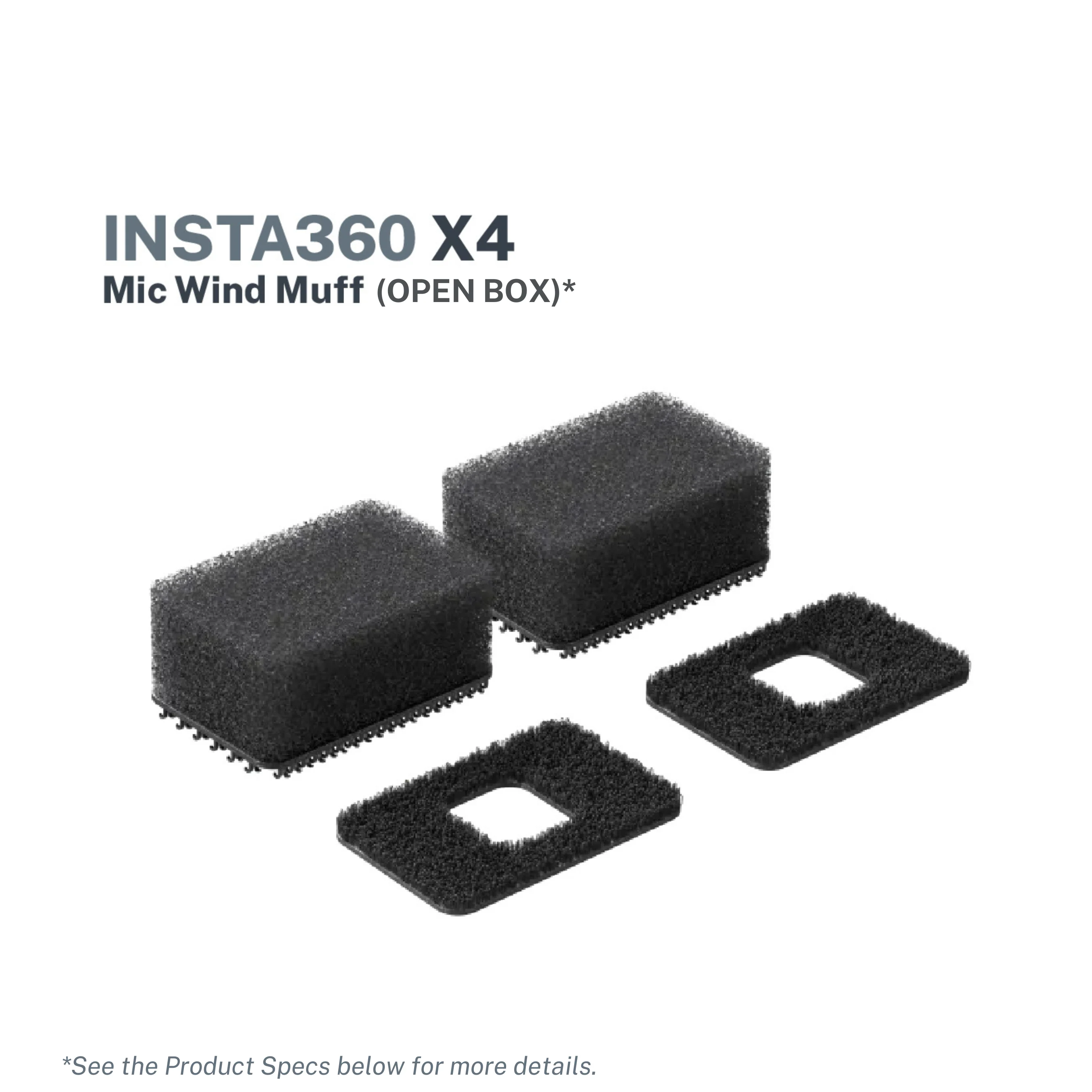 Insta360 X4 Mic Wind Muff (Open Box)