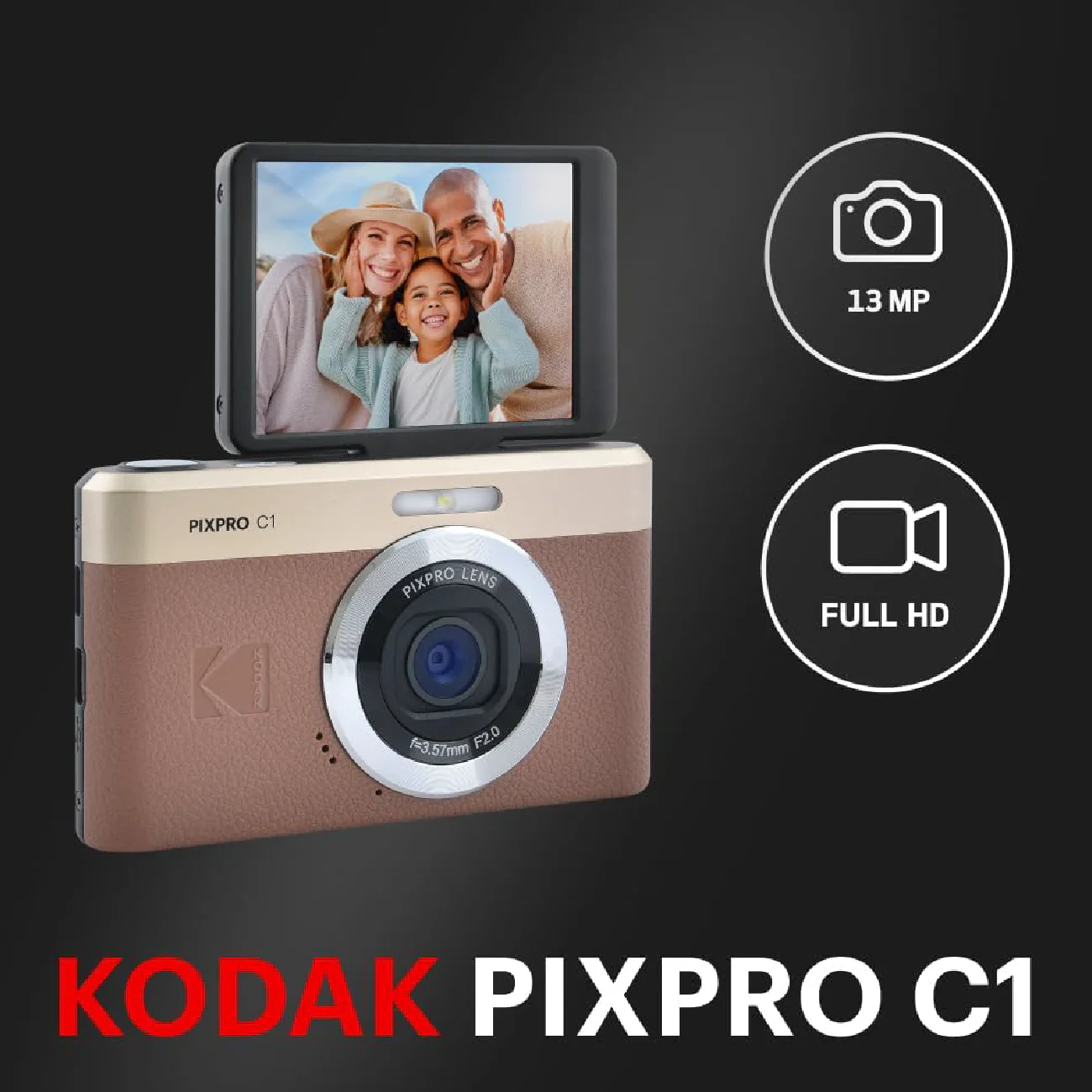 KODAK PIXPRO C1 Compact Digital Camera - Image 6