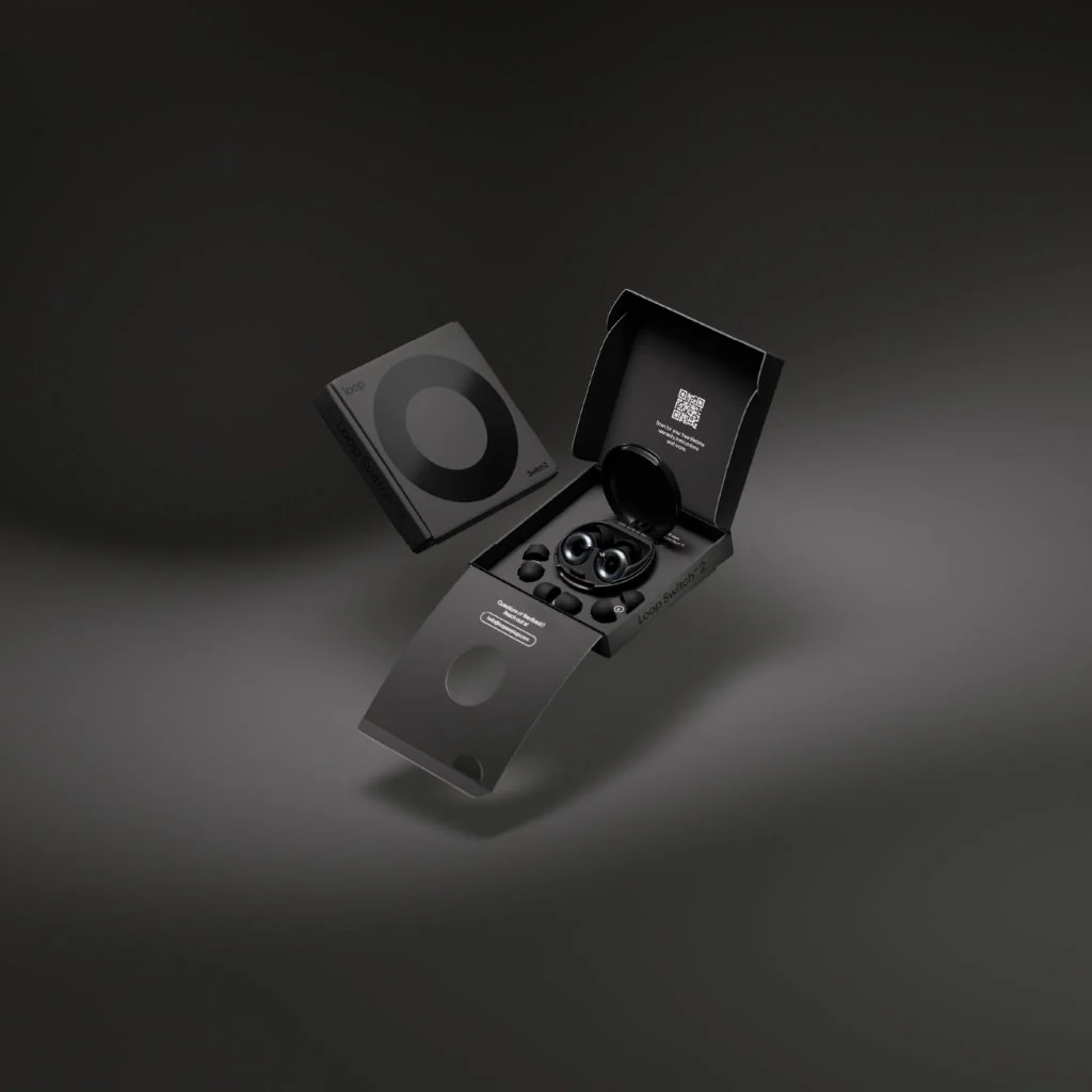 LOOP Switch 2 Black Earplugs - Image 7