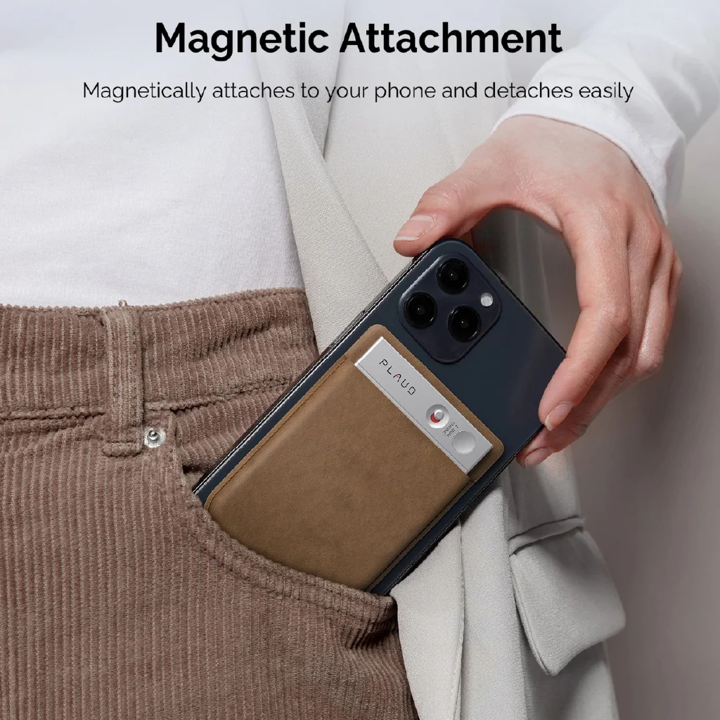 Plaud Note Magnetic Case- Brown - Image 3