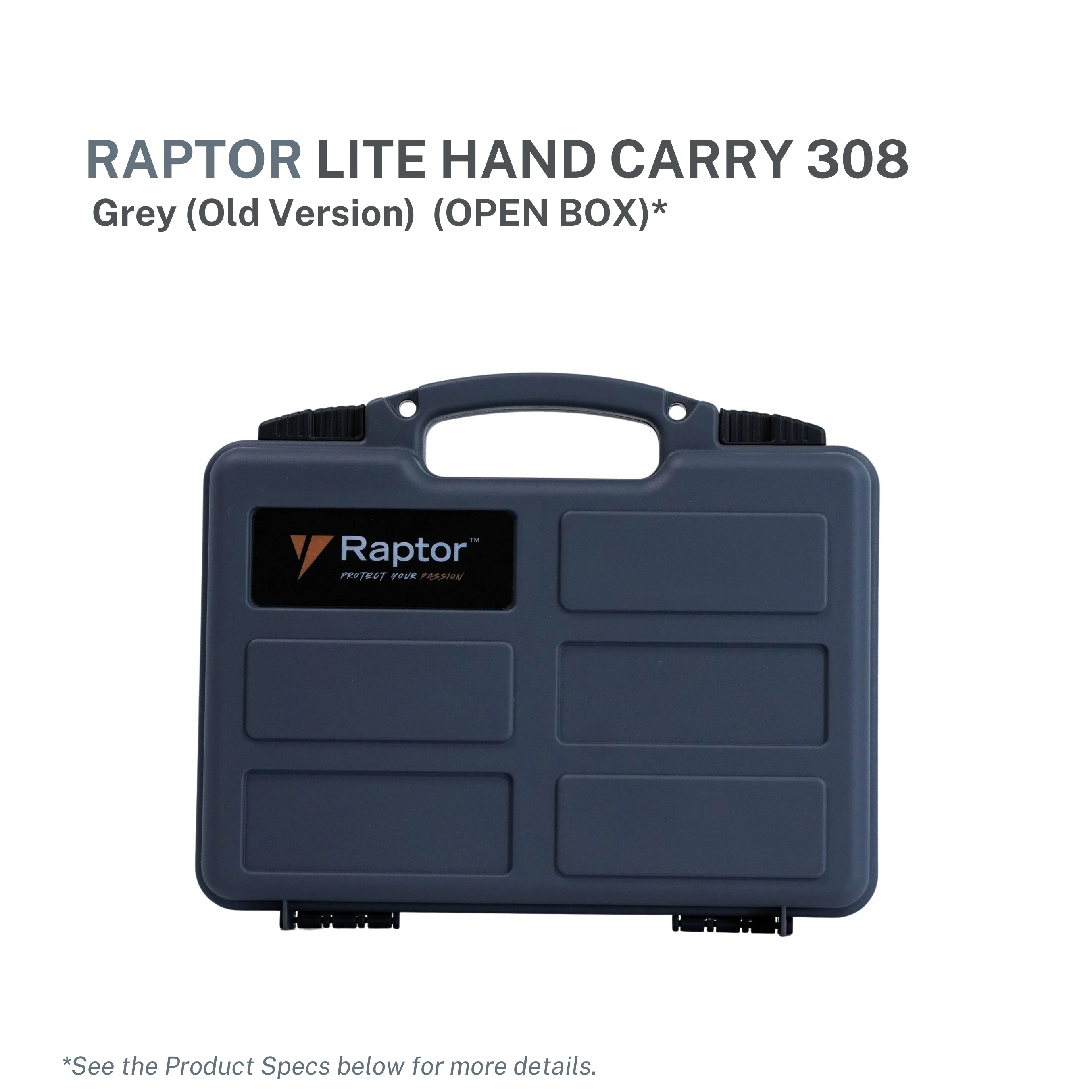 Raptor Case Lite Hand Carry 308 Gray Old Version - (Open Box)