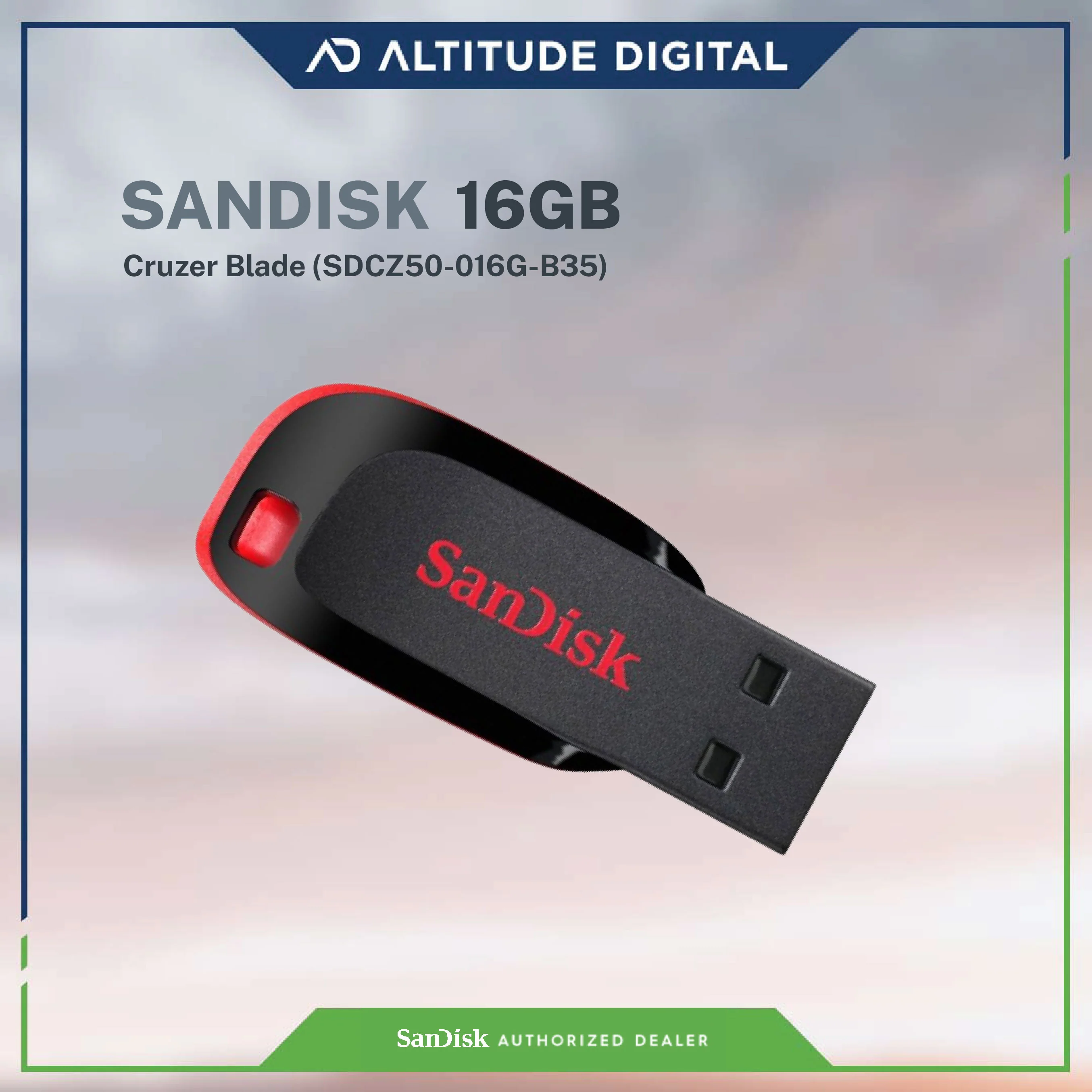 Sandisk Cruzer Blade CZ50 USB Flash Drive - Black - Image 5