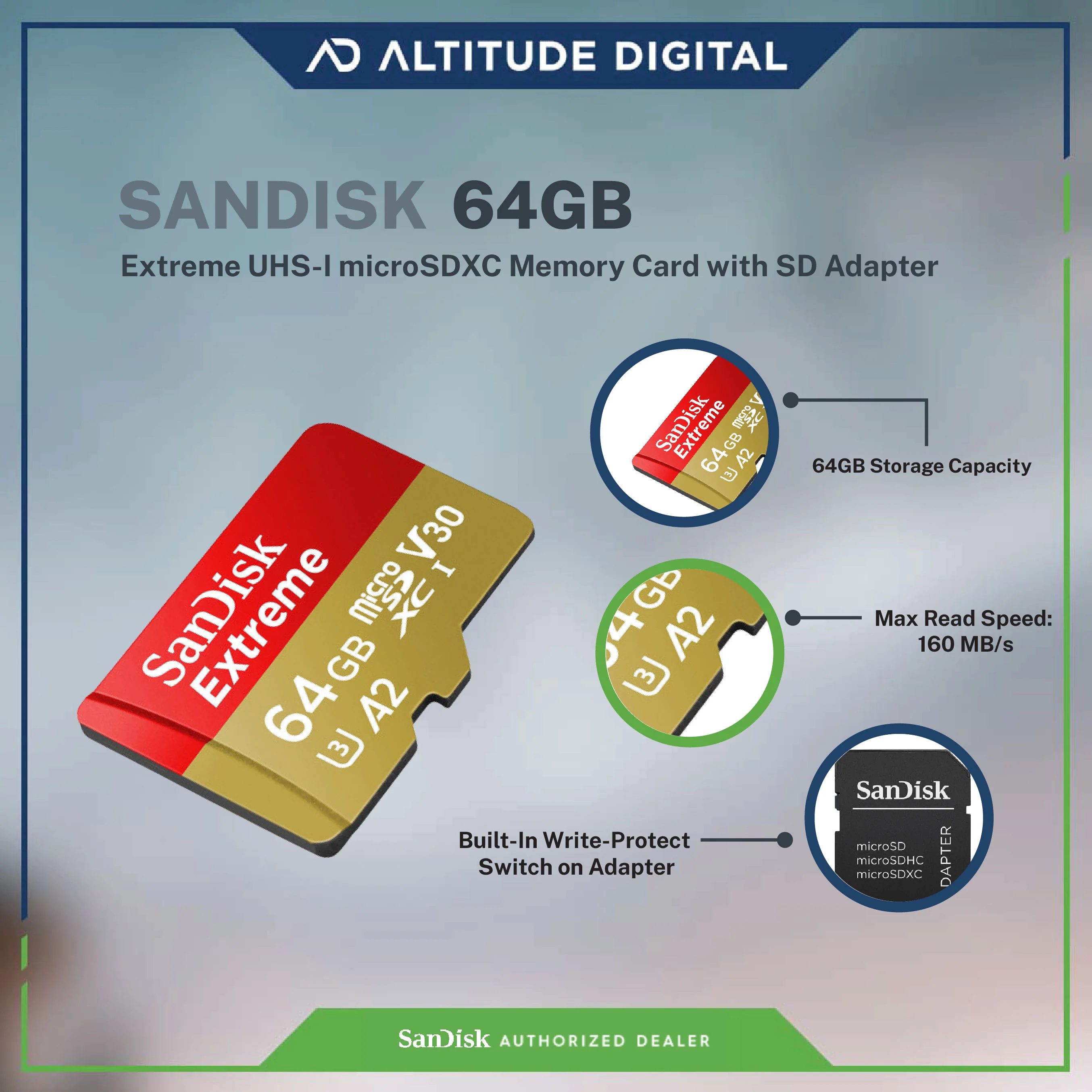 SanDisk 64GB Extreme microSDXC with SD Adapter - Image 4