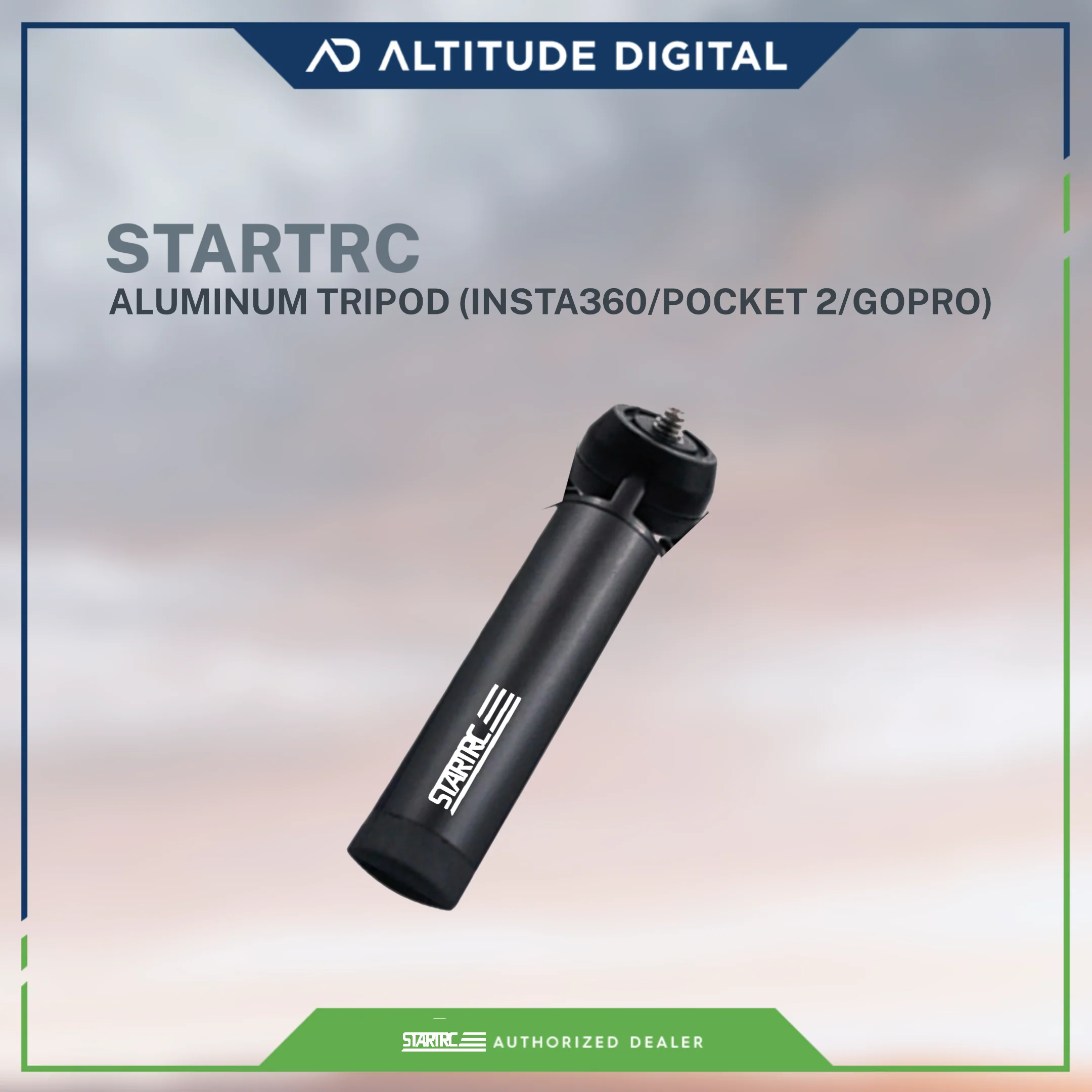 STARTRC Mini Tripod for Selfie Stick Monopod Stabilizer,Handheld Folding Cellphone Aluminum Tripod Mount Stand - Image 5
