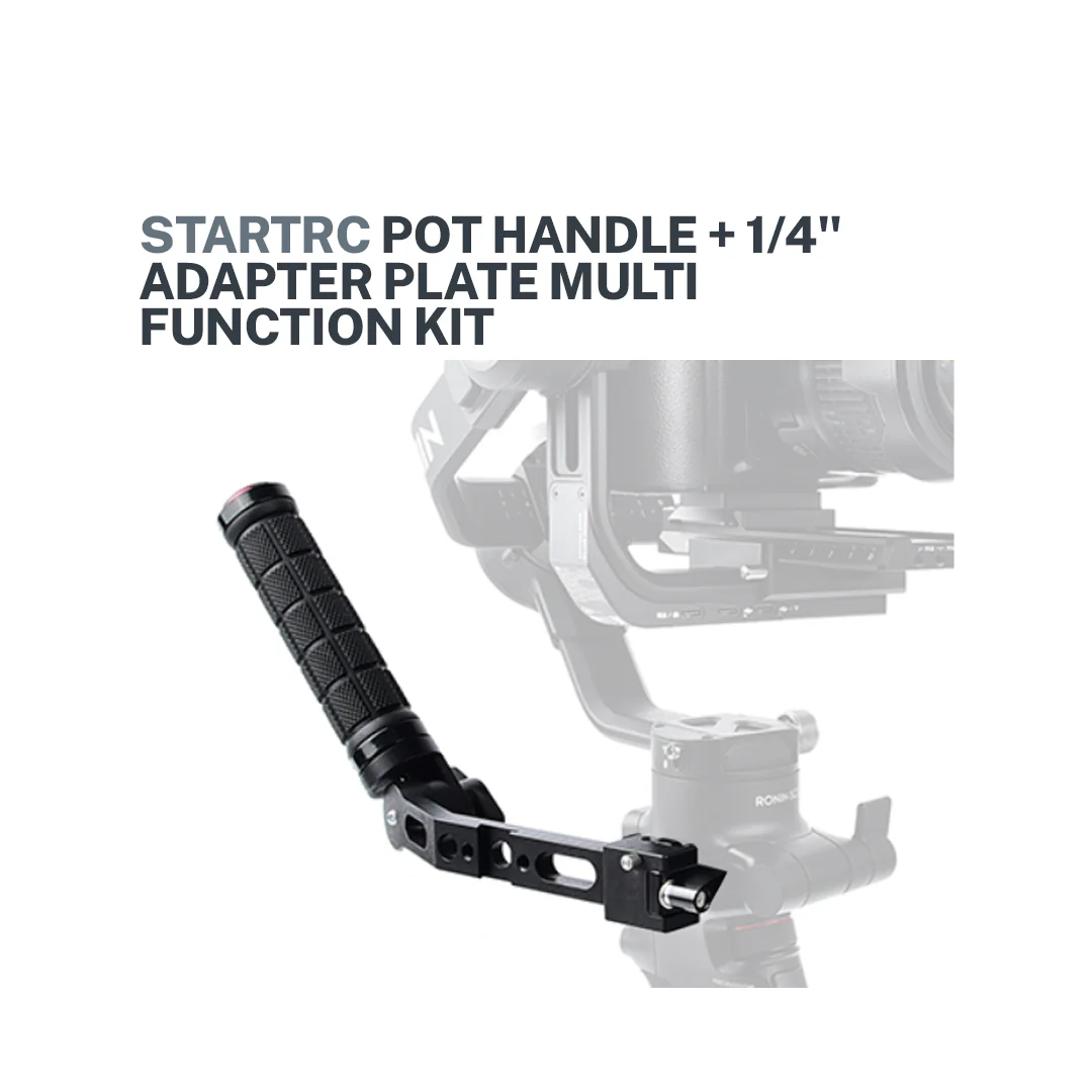 STARTRC Pot handle+1/4"adapter plate multi-function kit for DJI RS 2/RSC 2