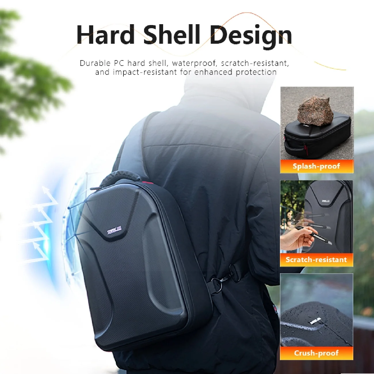 STARTRC Single Shoulder Backpack for DJI Mini Series (Mini 2/SE/4K/Mini 3 Pro/Mini 4 Pro) - Image 6