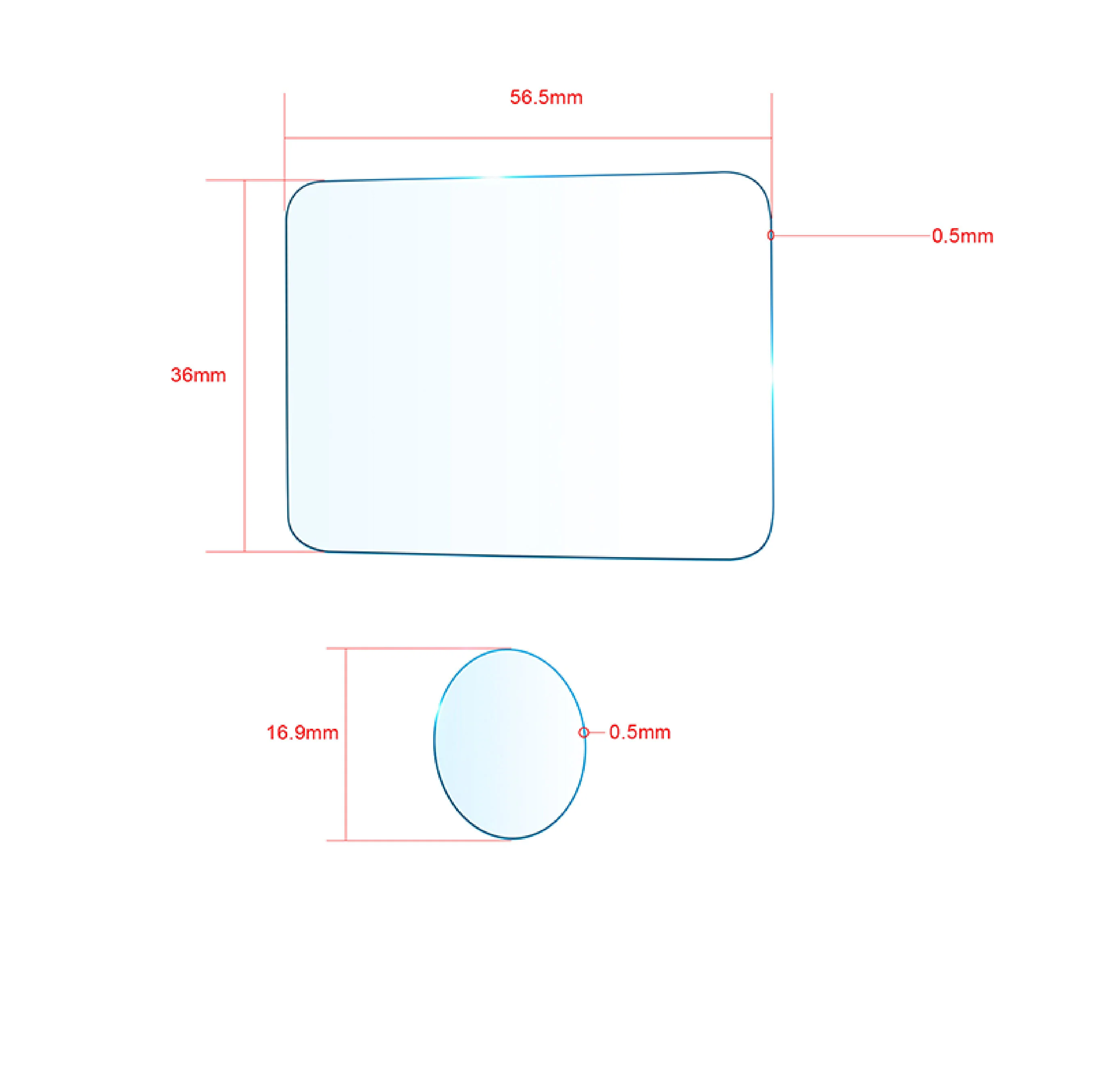 STARTRC Tempered glass for Insta360 GO 3 - Image 5