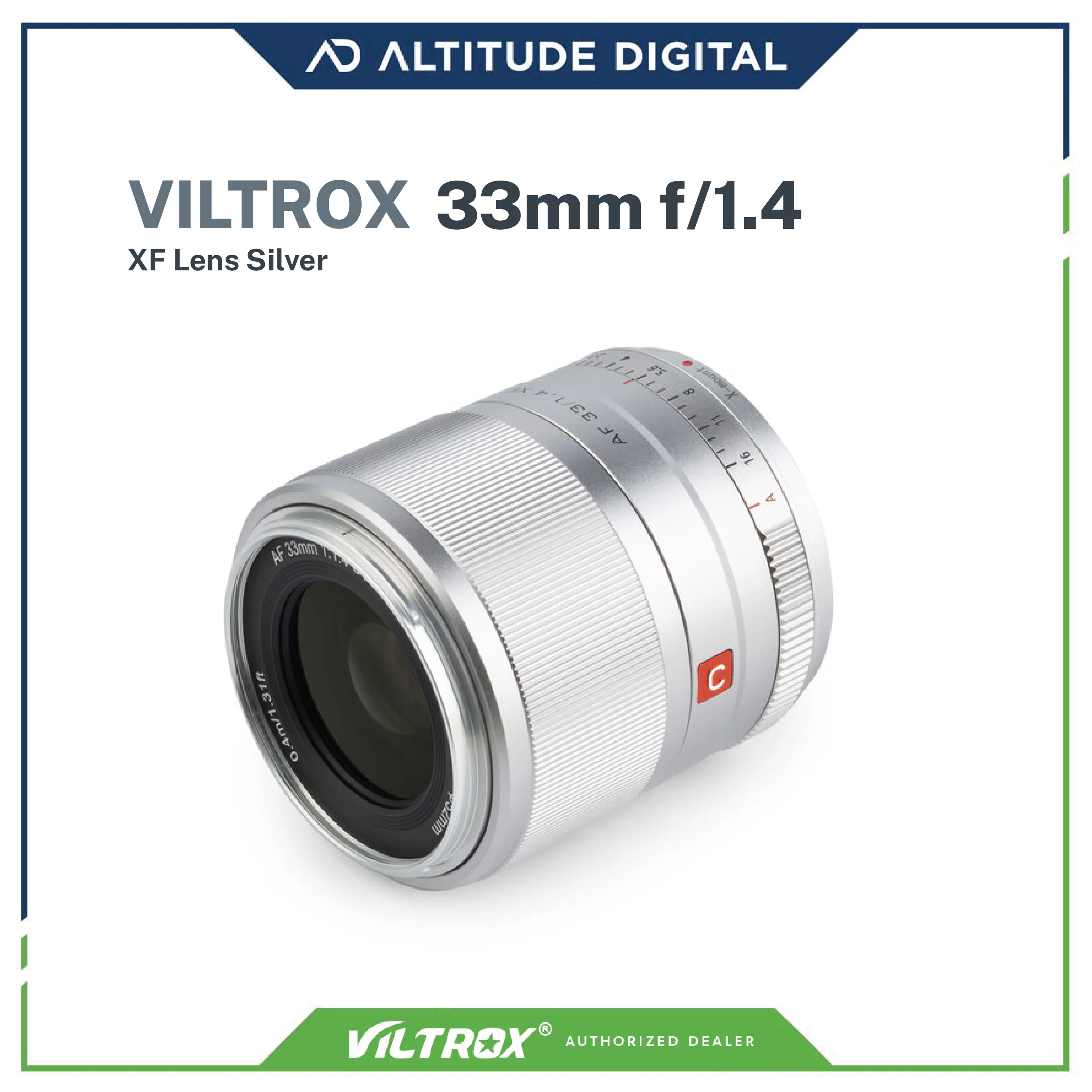 Viltrox AF 33/1.4 Fujifilm X - Silver - Image 4
