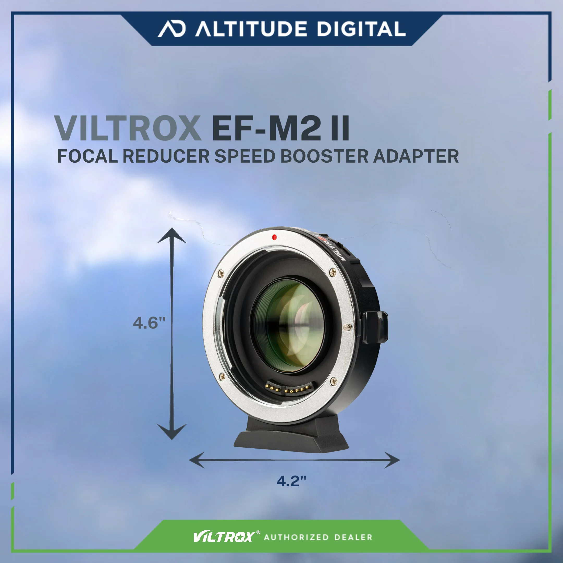 VILTROX EF-M2 II Focal Reducer Speed Booster Adapter - Image 5