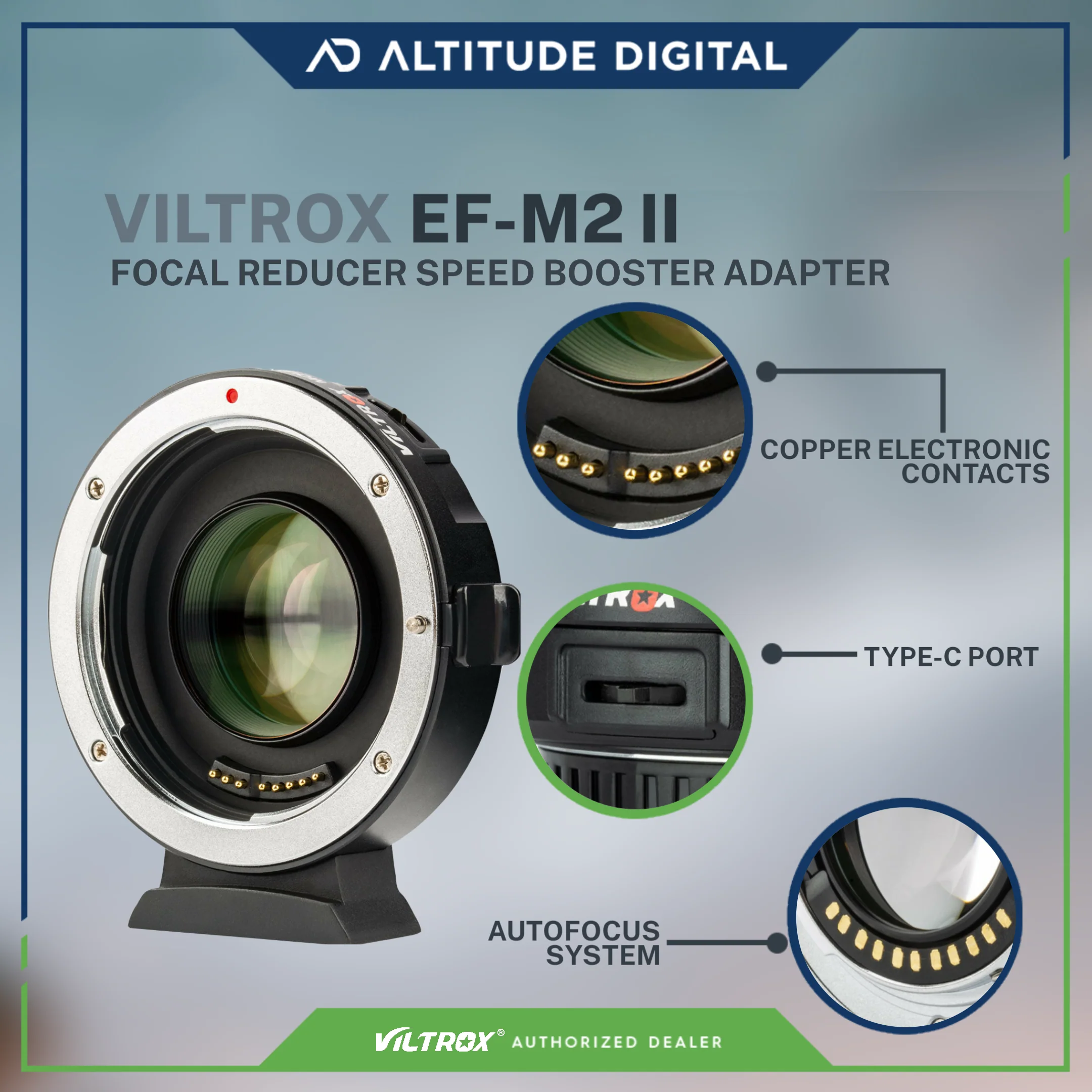 VILTROX EF-M2 II Focal Reducer Speed Booster Adapter - Image 7