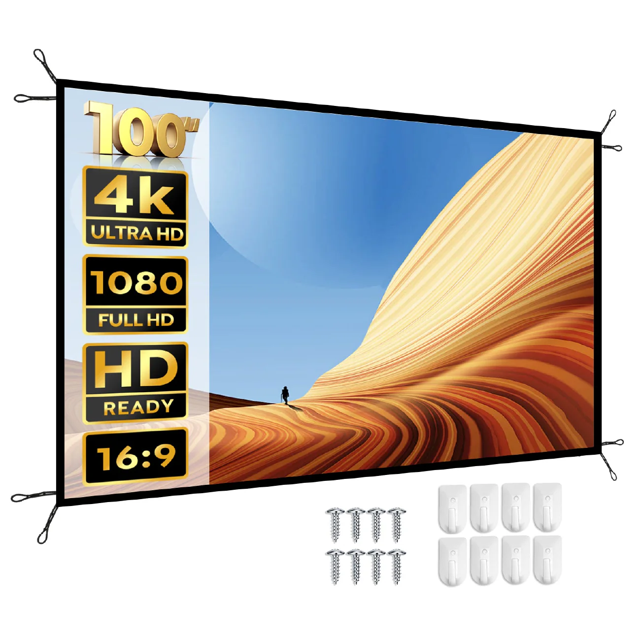 Yaber 100" Projector Screen - YS-100F - Image 3