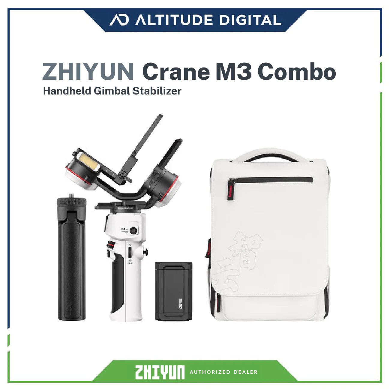Zhiyun-Tech CRANE-M3 3-Axis Handheld Gimbal Stabilizer (Combo Kit) - Image 2